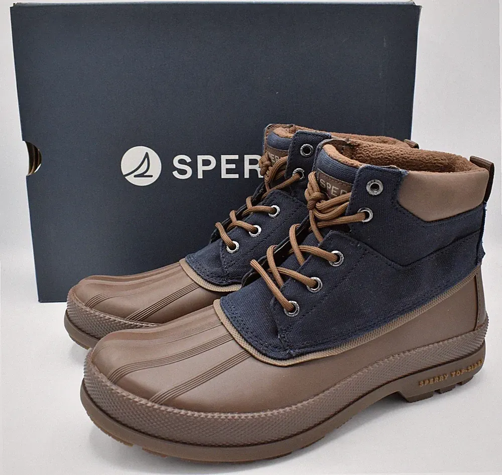 Sperry Mens Size 9 Cold Bay Waxed Marine Insulated Water Resistant Chukka Boot